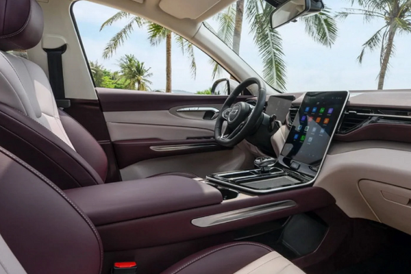 Bestune T90 interior lado copiloto