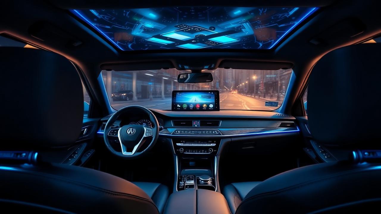 Bestune T90 interior con HUD